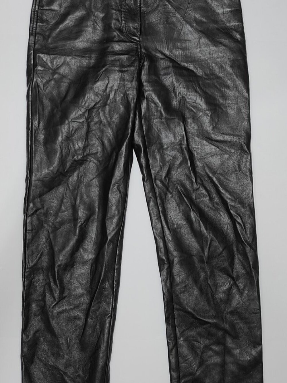 Wilfred Women’s Black Faux Leather Pants Size 4